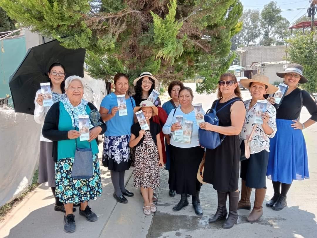 People gathered in a bright and friendly environment.